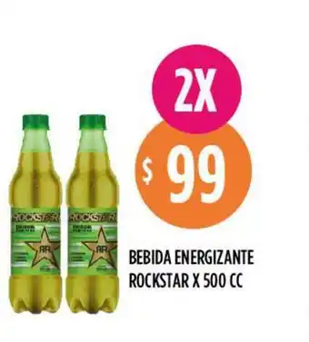 Supermercados Toledo Rockstar Bebida Energizante x 500cc oferta