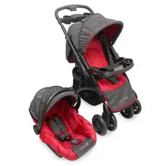 Frávega Cochecito travel system manija rebatible love 1241 rojo 43 oferta