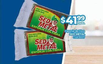 Diarco Esponja De Fibra Sed Metal oferta