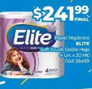 Diarco Papel Higiénico Elite Soft Touch Doble Hoja oferta