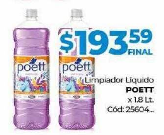 Diarco Limpiador Liquido Poett oferta