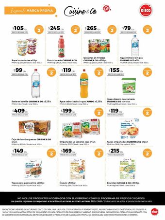 Disco Ñoquis cuisine & co x 500g oferta