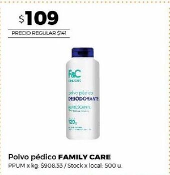Disco Polvo pédico family care oferta