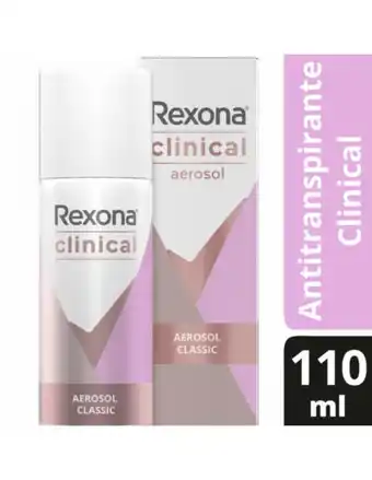 Farmacias Líder Rexona desodorante antitranspirante clinical women en aerosol 110 ml oferta