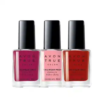 Avon Set x3 esmaltes nwr clasicos oferta
