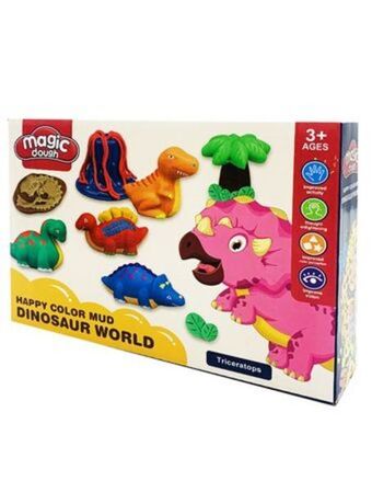 El Mundo del Juguete Juego de masas para modelar mundo de dinosaurios triceratops oferta