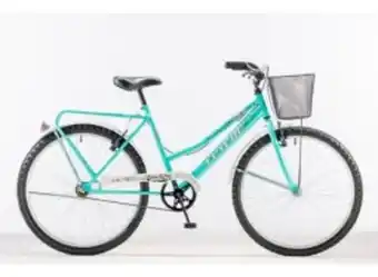 Megatone Bicicleta futura country rodado 26 frenos v-brake aguamarina oferta