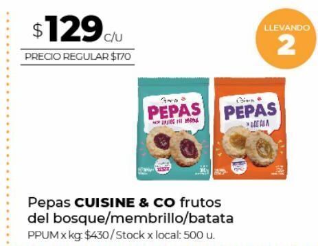 Disco Pepas cuisine & co oferta