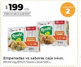 Disco Empanadas cuisine & co x 4un oferta