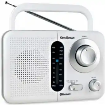 Saturno Hogar Radio ken brown tr412bt am/fm bluetooth pilas y 220v oferta