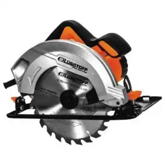 Pinturerias Sagitario Sierra circular mano 1500w lusqtoff madera 185mm 7 1/4 + guia oferta