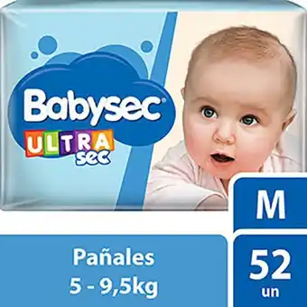 El Abastecedor Babysec pañal u/sec hiper m 48u oferta