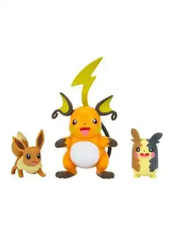 El Mundo del Juguete Playset 3 figuras pokemon originales incluye figura raichu oferta