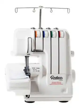 Faraone Máquina de coser overlock godeco lock 1040 portable blanca 220v oferta