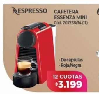 Naldo Lombardi Nespresso Cafetera Essenza Mini oferta
