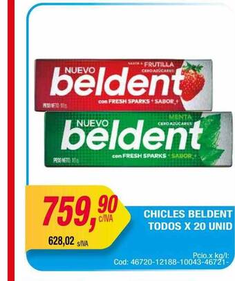 Maxiconsumo Chicles Beldent Todos oferta