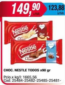 Maxiconsumo Choc Nestle Todos oferta