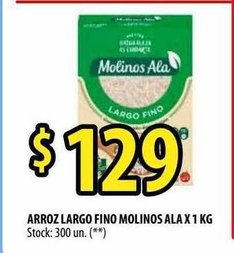 Punto Mayorista Arroz Largo Fino Molinos Ala oferta