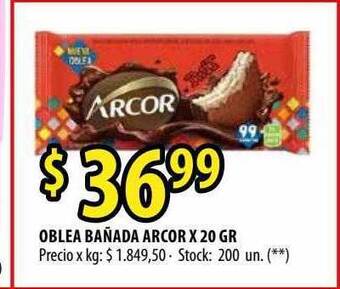 Punto Mayorista Oblea Bañada Arcor oferta