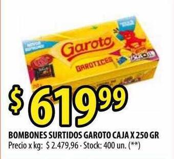 Punto Mayorista Bombones Surtidos Garoto Caja oferta