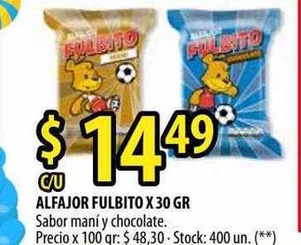 Punto Mayorista Alfajor Fulbito oferta