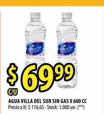 Punto Mayorista Agua Villa Del Sur Sin Gas oferta