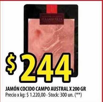 Punto Mayorista Jamón Cocido Campo Austral oferta