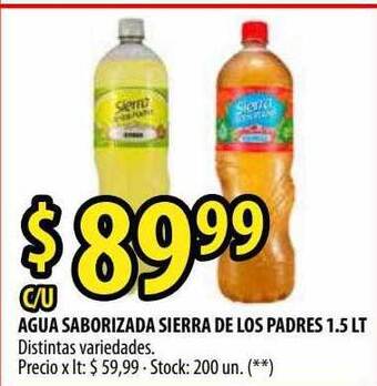 Punto Mayorista Agua Saborizada Sierra De Los Padres oferta
