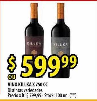 Punto Mayorista Vino Killka oferta