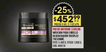 Coto Máscara Para Cabello Regeneración Tresplex Tresemmé oferta