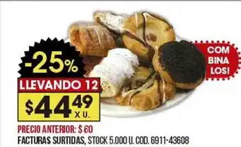 Coto Facturas Surtidas oferta