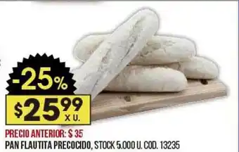 Coto Pan Flautita Precocido oferta