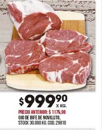 Coto Ojo De Bife De Novillito oferta