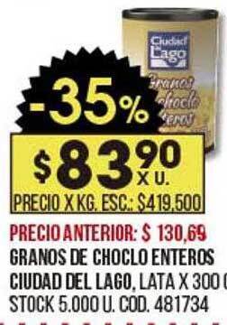 Coto Granos De Choclo Enteros Ciudad Del Lago oferta