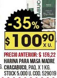 Coto Harina Para Masa Madre Chacabuco oferta