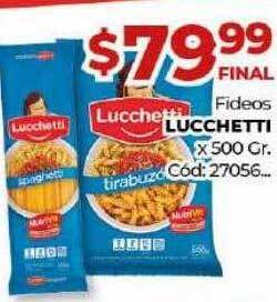 Diarco Fideos Lucchetti oferta