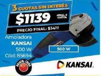 Diarco Amoladora Kansai oferta