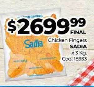 Diarco Chicken Fingers Sadia oferta
