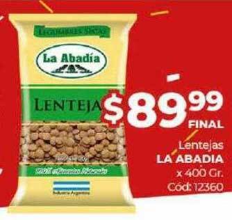 Diarco Lentejas La Abadia oferta