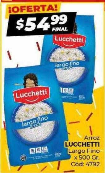 Diarco Arroz Lucchetti Largo Fino oferta