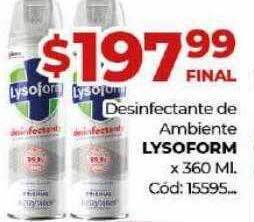 Diarco Desinfectante De Ambiente Lysoform oferta