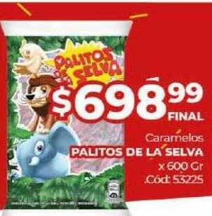 Diarco Caramelos Palitos De La Selva oferta