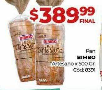 Diarco Pan Bimbo Artesano oferta