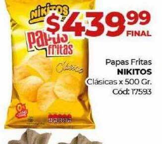 Diarco Papas Fritas Nikitos Clásicas oferta