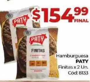 Diarco Hamburguesa Paty Finitas oferta