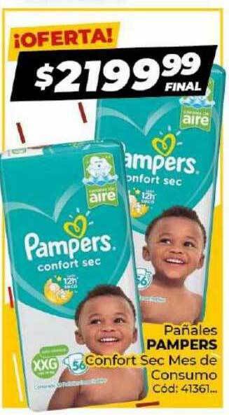 Diarco Pañales Pampers Confort Sec Mes De Consumo oferta
