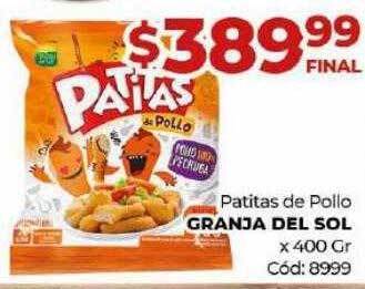 Diarco Patitas De Pollo Granja Del Sol oferta
