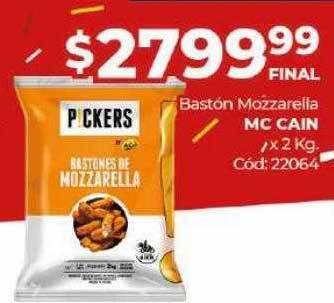 Diarco Bastón Mozzarella Mc Cain oferta