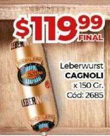 Diarco Leberwurst Cagnoli oferta