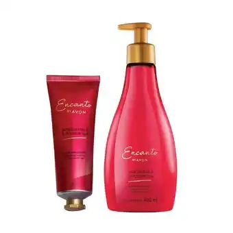 Avon Set x2 encanto irresistible crema corporal + crema de manos oferta